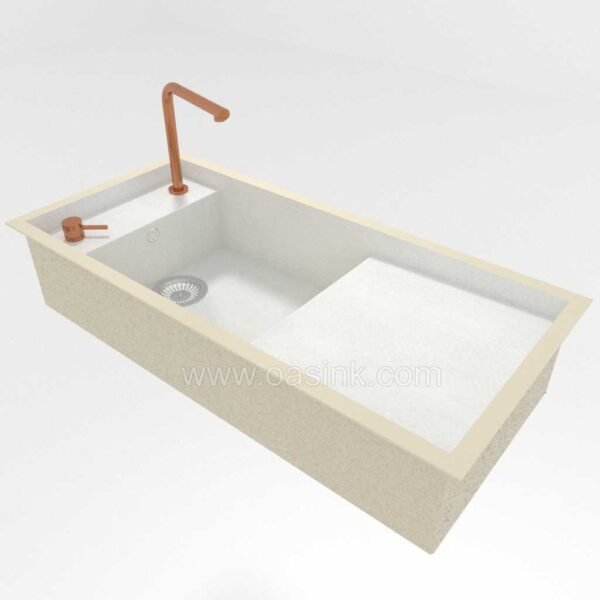 Laminam Bianco Calce | Martina Sink - Image 2