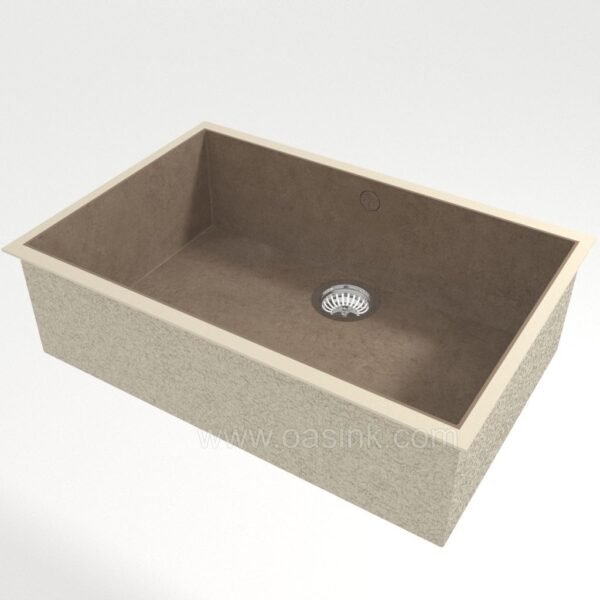 Laminam Fokos Terra | Sa Caleta Sink - Image 2