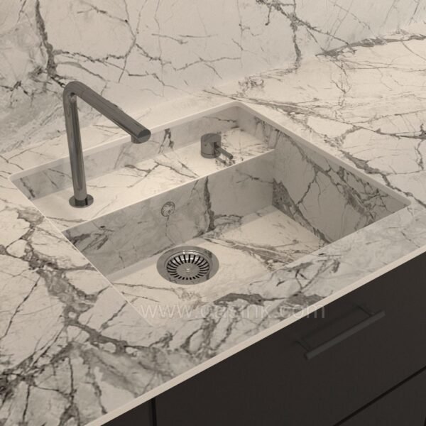 Laminam Invisible White | Saladeta Sink