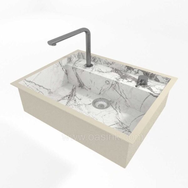 Laminam Invisible White | Saladeta Sink - Image 2