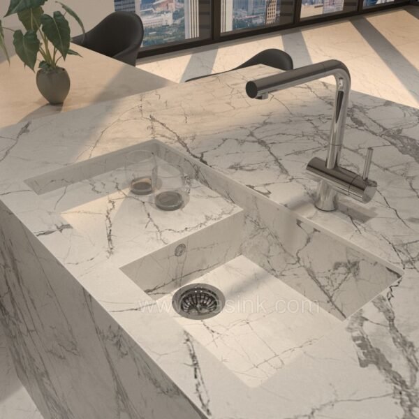 Laminam Invisible White | Portitxol Sink