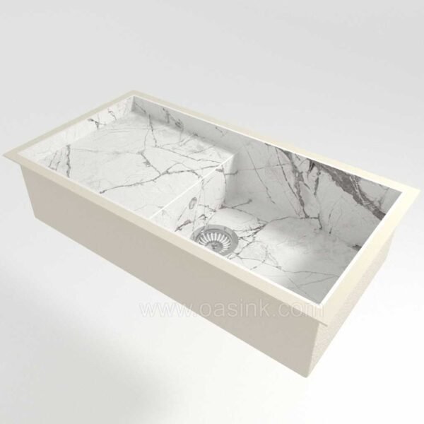 Laminam Invisible White | Portitxol Sink - Image 2