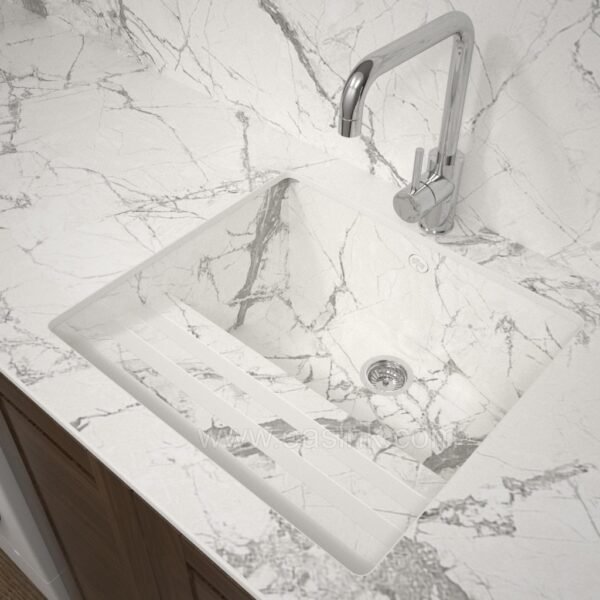 Laminam Invisible White | Sa Talaia Sink