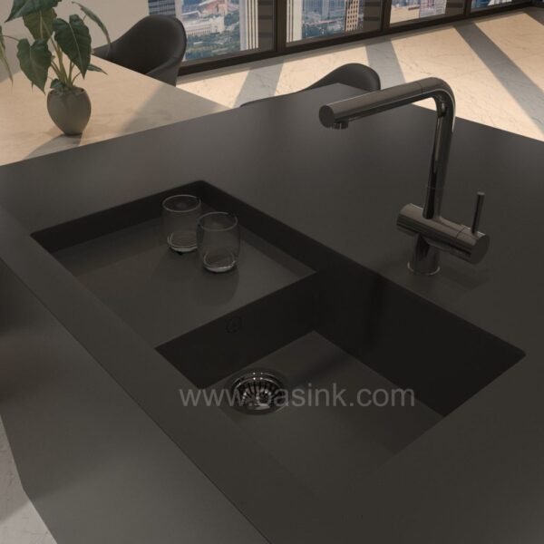 Laminam Nero Assoluto | Portitxol Sink