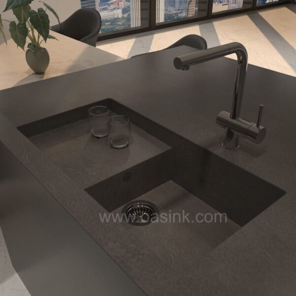 Laminam Nero Calce | Portitxol Sink