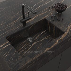 Laminam Noir Desir | Sa Caleta Sink