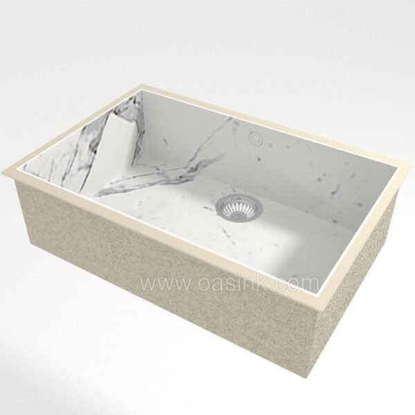 Laminam Statuario Venato Sale | Sa Caleta Sink - Image 2