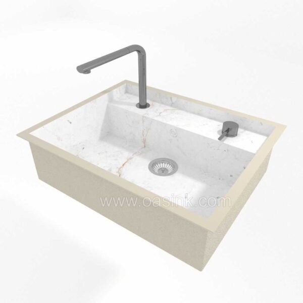 Neolith Abu Dhabi White | Saladeta Sink - Image 2