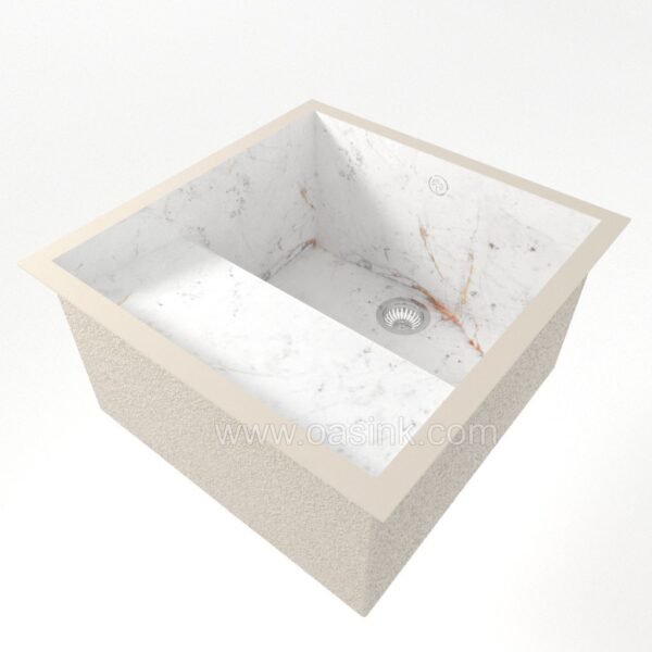 Neolith Abu Dhabi White | Sa Talaia Sink - Image 2
