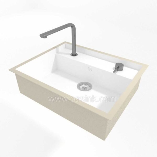 Neolith Arctic White | Saladeta Sink - Image 2