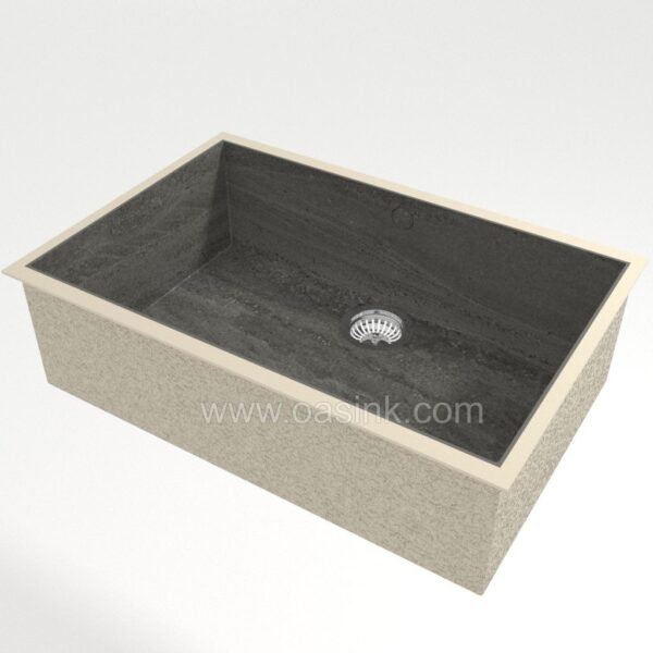 Neolith Aspen Grey | Sa Caleta Sink - Image 2
