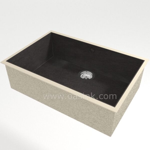Neolith Basalt Black | Sa Caleta Sink - Image 2