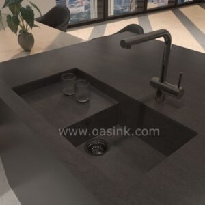 Neolith Basalt Black | Portitxol Sink
