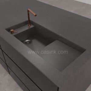 Neolith Basalt Black | Martina Sink