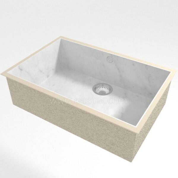 Neolith Blanco Carrara | Sa Caleta Sink - Image 2