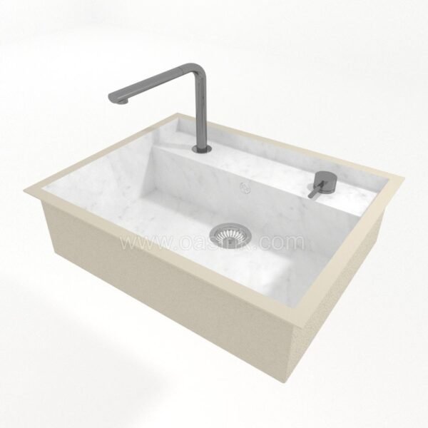 Neolith Blanco Carrara | Saladeta Sink - Image 2