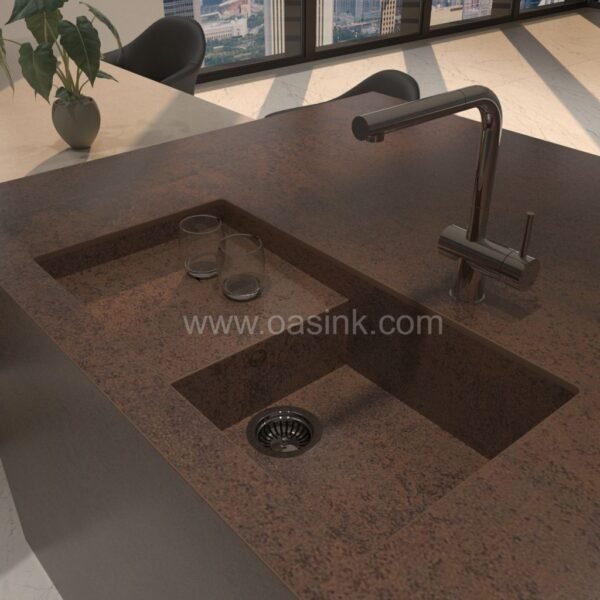 Neolith Iron Corten | Portitxol Sink