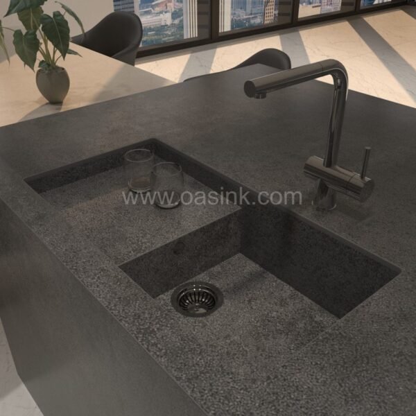 Neolith Iron Grey | Portitxol Sink