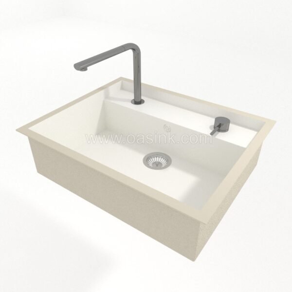 Neolith Just White | Saladeta Sink - Image 2