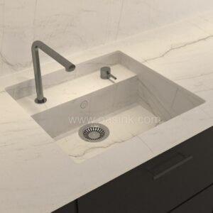 Neolith Mont Blanc | Saladeta Sink
