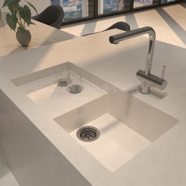 Marazzi Concrete Look White | Portitxol Sink