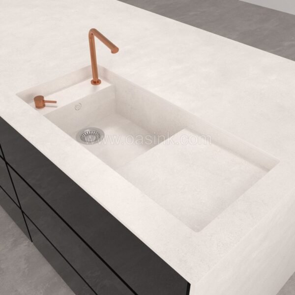 Marazzi Concrete Look White | Martina Sink