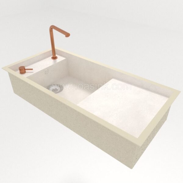 Marazzi Concrete Look White | Martina Sink - Image 2