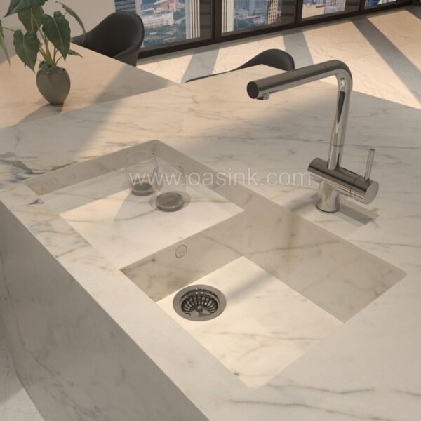 Marazzi Marble Look Golden White | Portitxol Sink