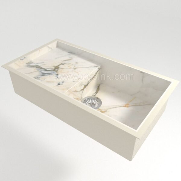 Marazzi Marble Look Golden White | Portitxol Sink - Image 2