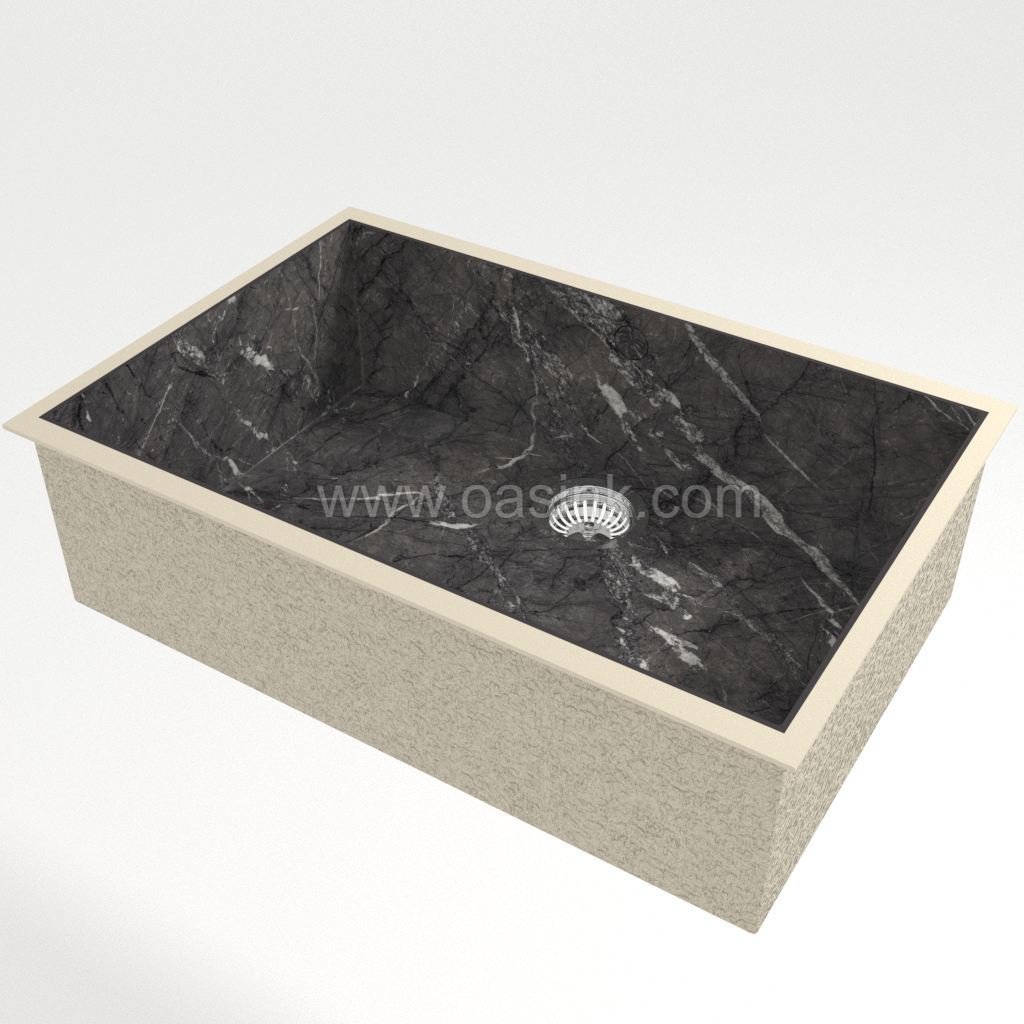 Marazzi Marble Look Grigio Carnico | Sa Caleta Sink - Image 2