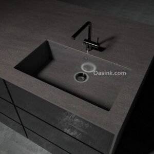 Neolith Basalt Black | Sa Caleta Sink