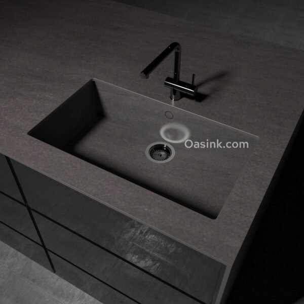 Neolith Basalt Black | Sa Caleta Sink