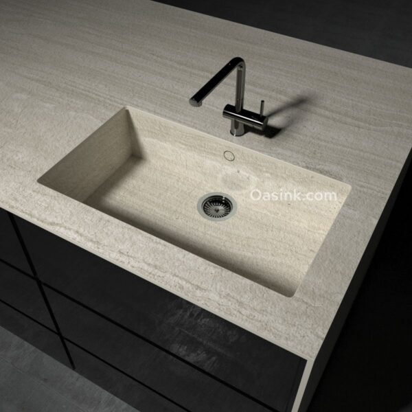 Neolith Strata Argentum | Sa Caleta Sink
