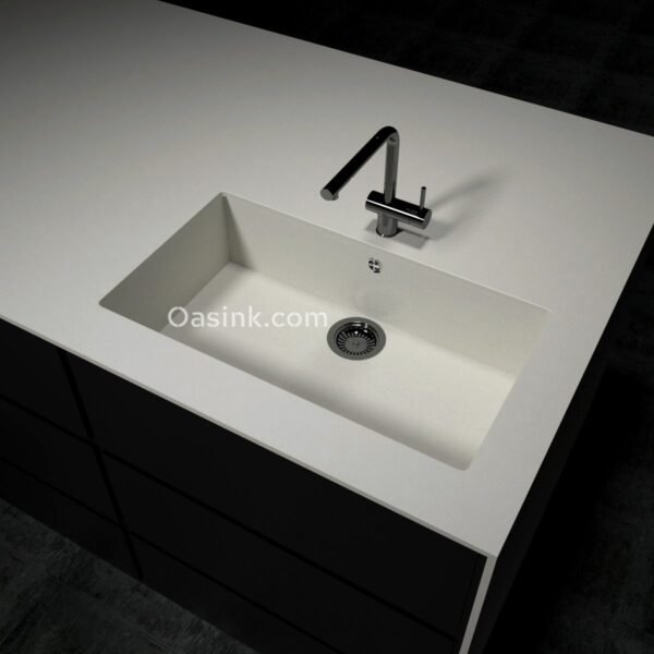 Silestone Faro White | Sa Caleta Sink