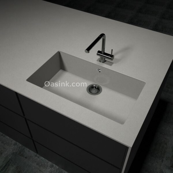 Silestone Gris Expo | Sa Caleta Sink